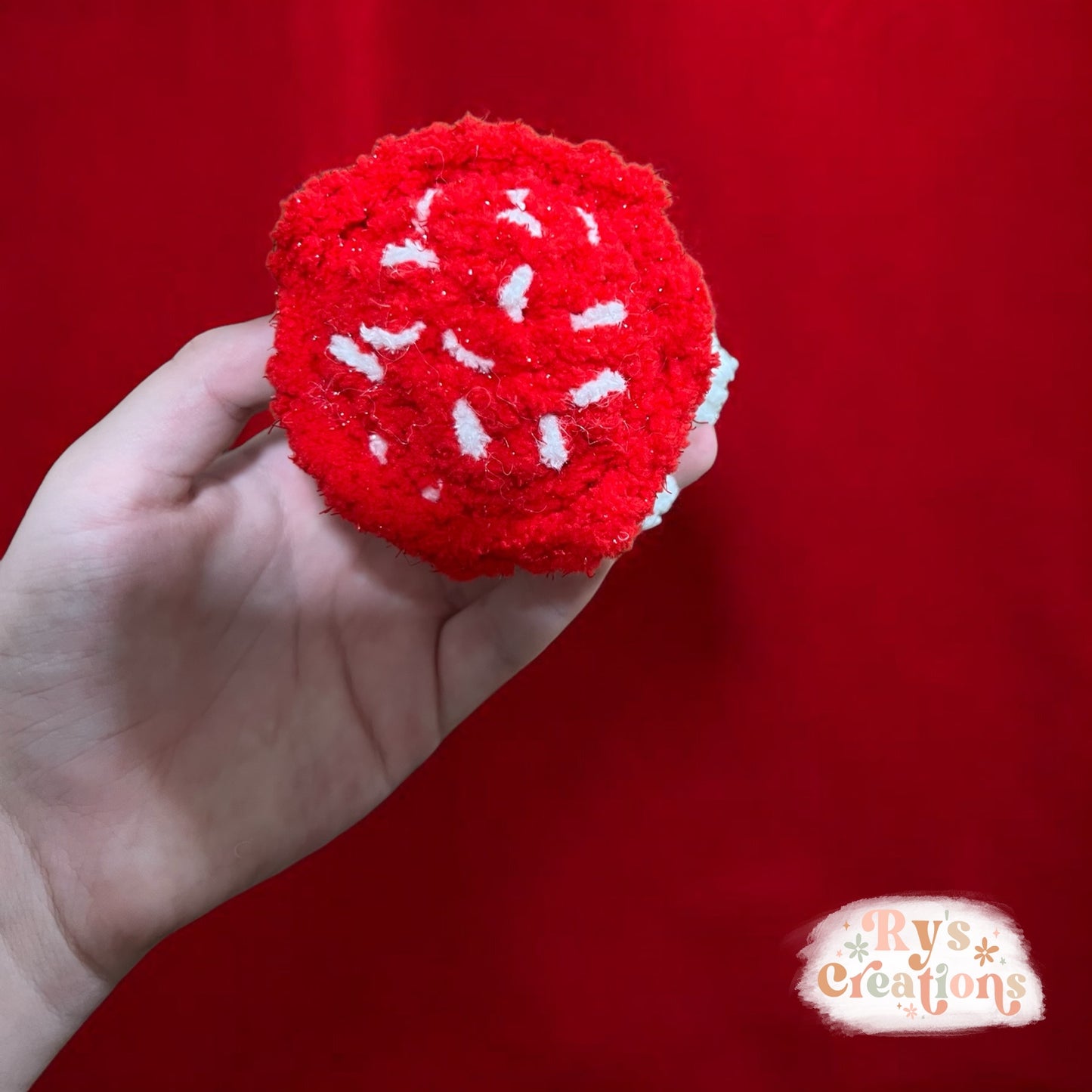 Small Glittery Crochet Plushie