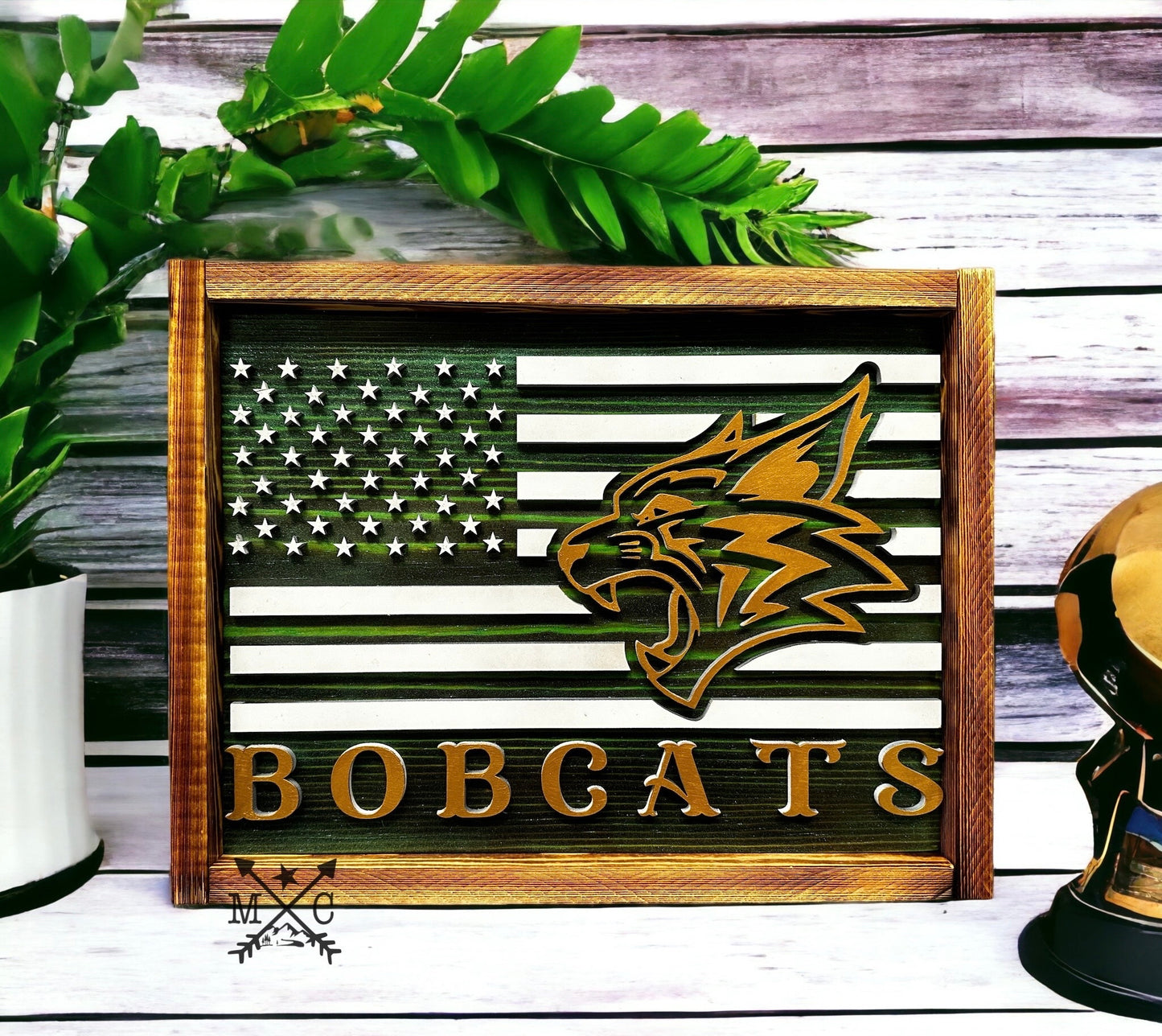 Bobcats Flag Sign