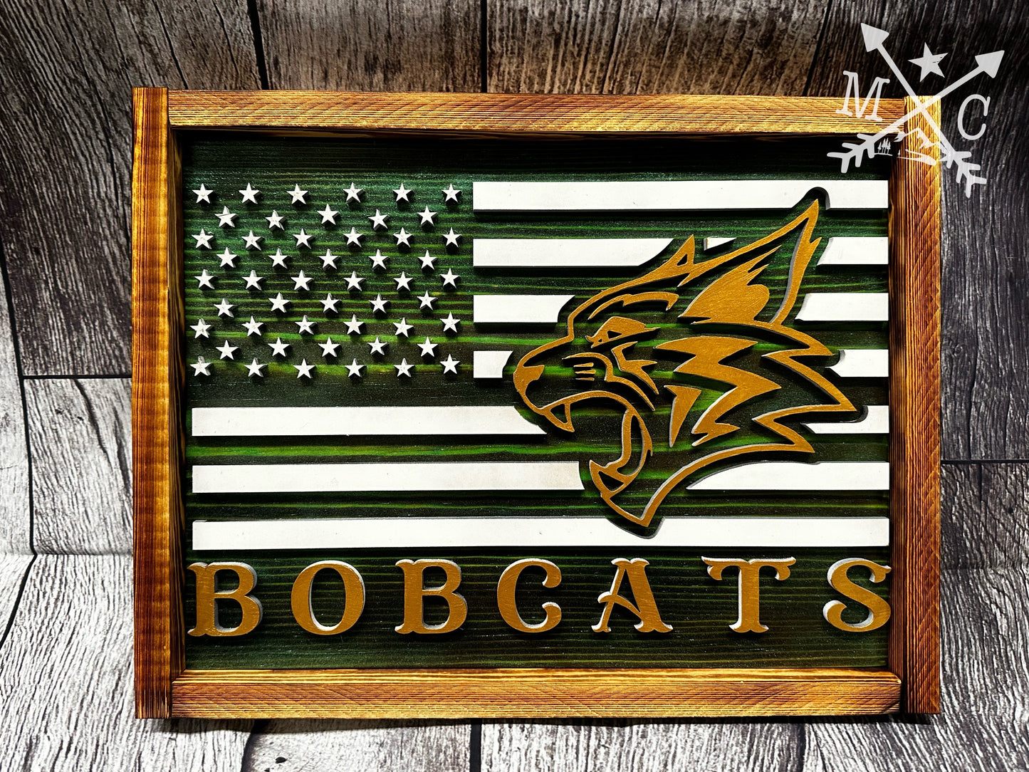 Bobcats Flag Sign