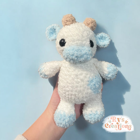 Glittery Cow Plushie