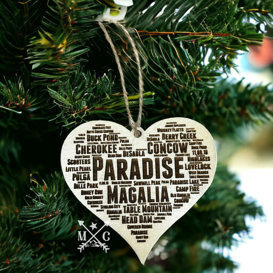 Paradise Magalia Heart Ornament