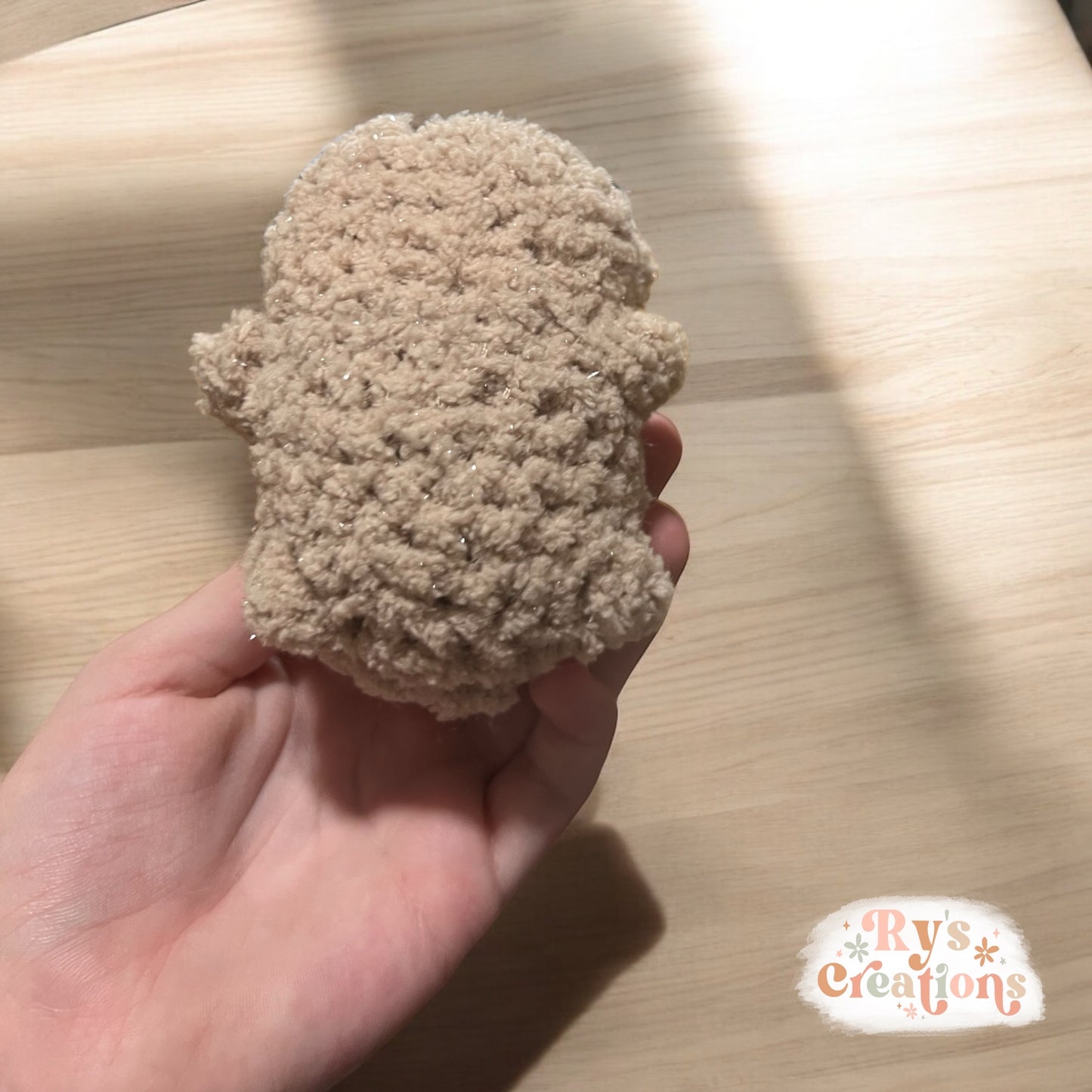 Small Glittery Crochet Plushie