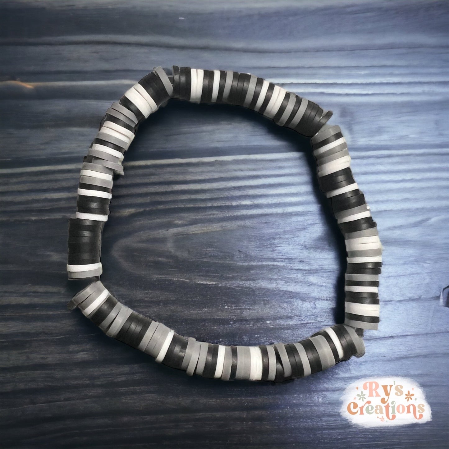 Black, Grey & White Bracelet
