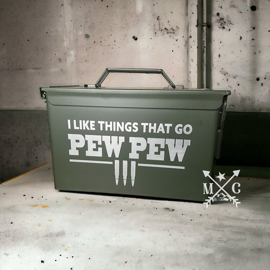 Go Pew Pew Ammo Can