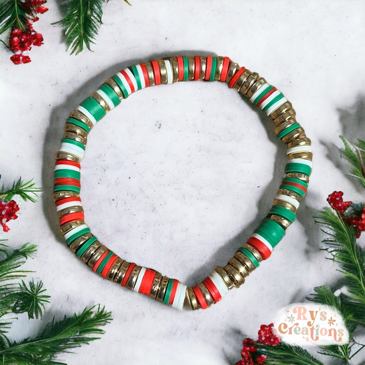 Christmas Gold Bracelet