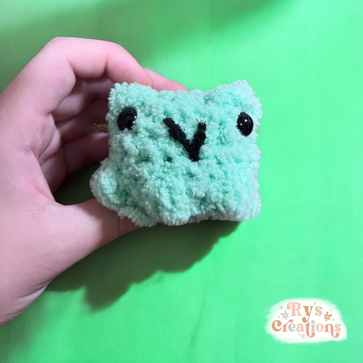 Small Glittery Crochet Plushie