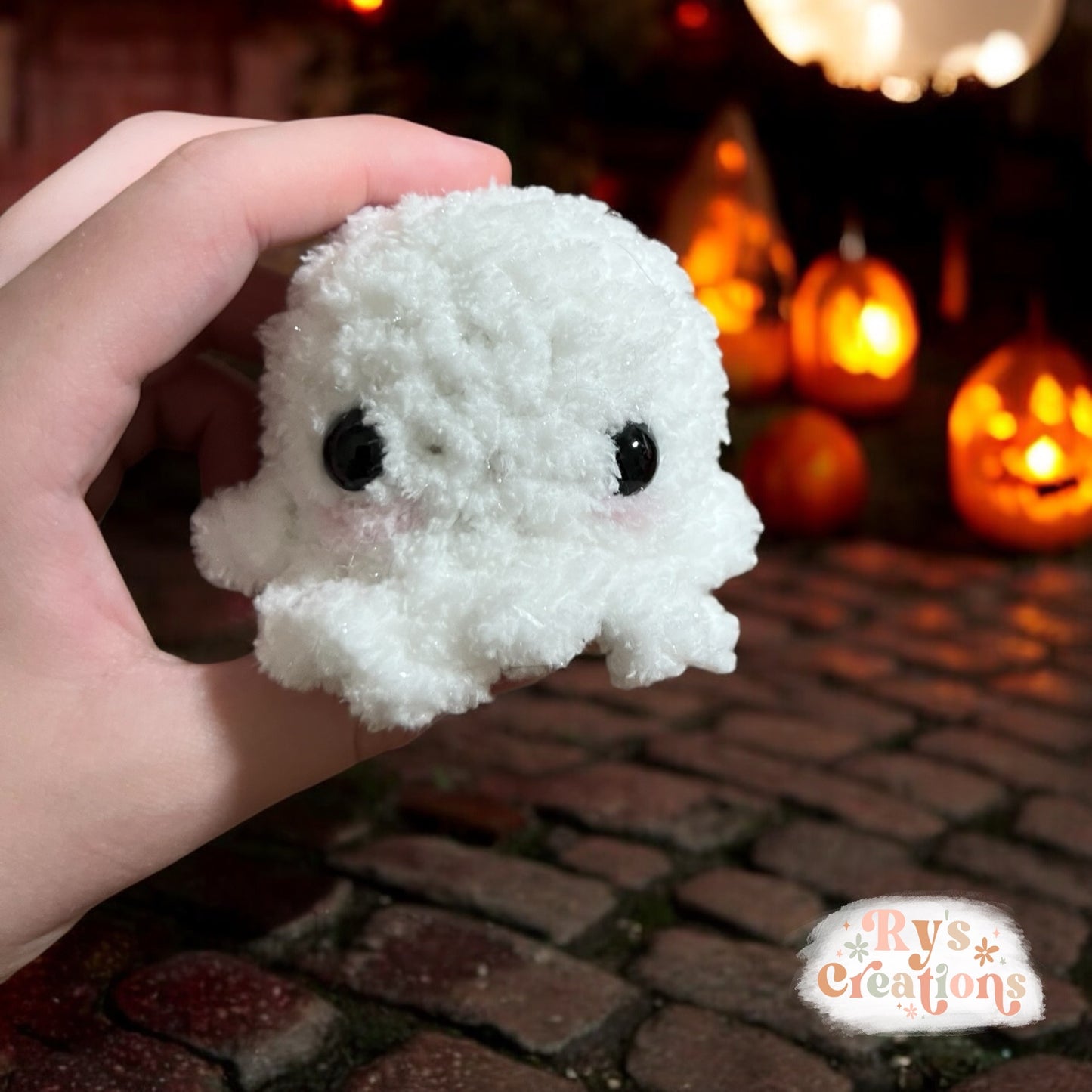 Small Glittery Crochet Plushie