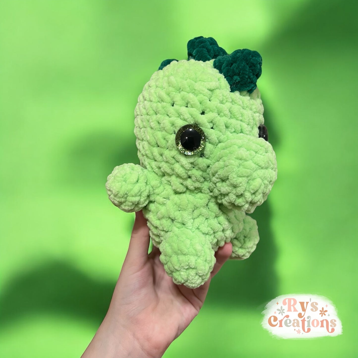 Green Dinosaur Plushie