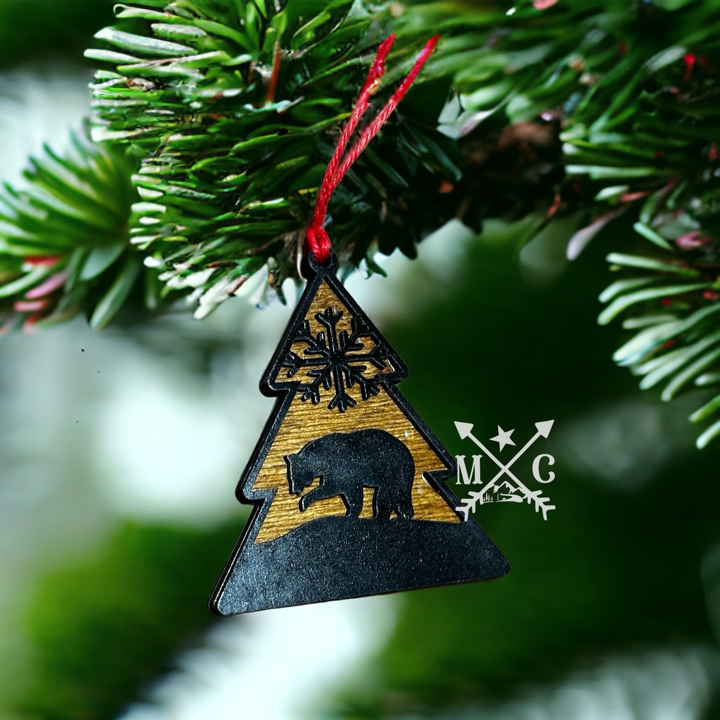 Bear Tree Ornament