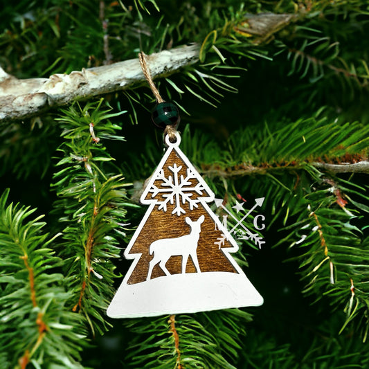 Deer Tree Ornament