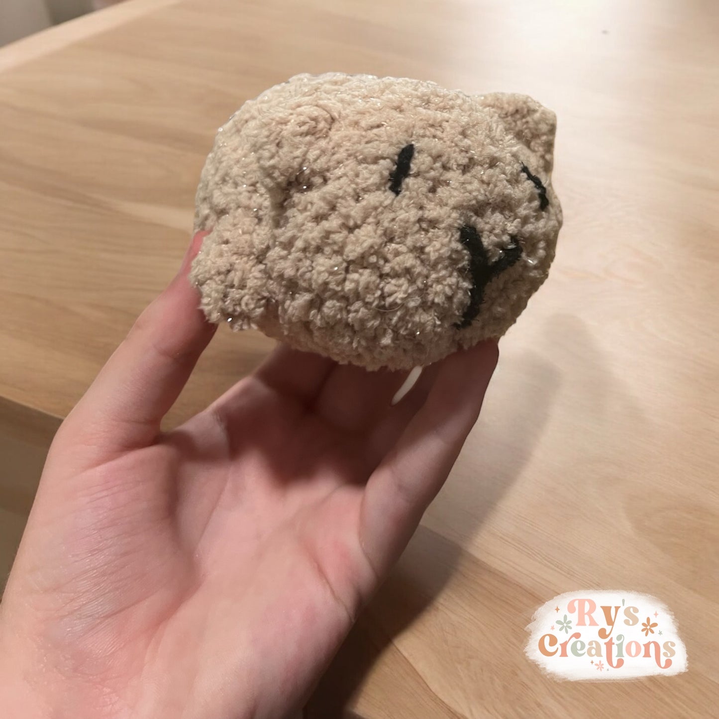 Small Glittery Crochet Plushie