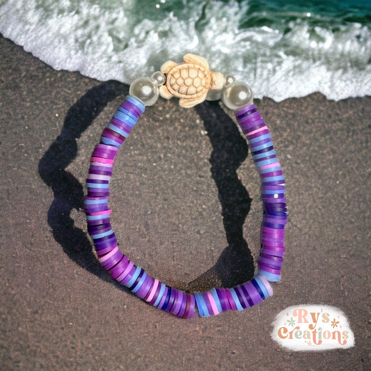 Purple Turtle Bracelet