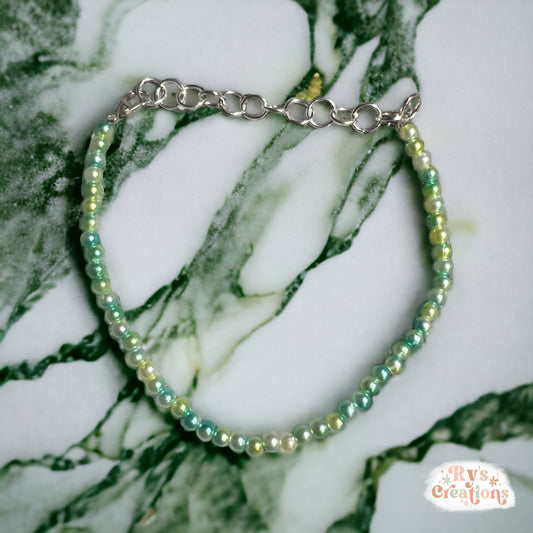 Green Pearl Anklet