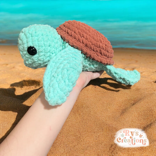 Teal & Brown Plushie