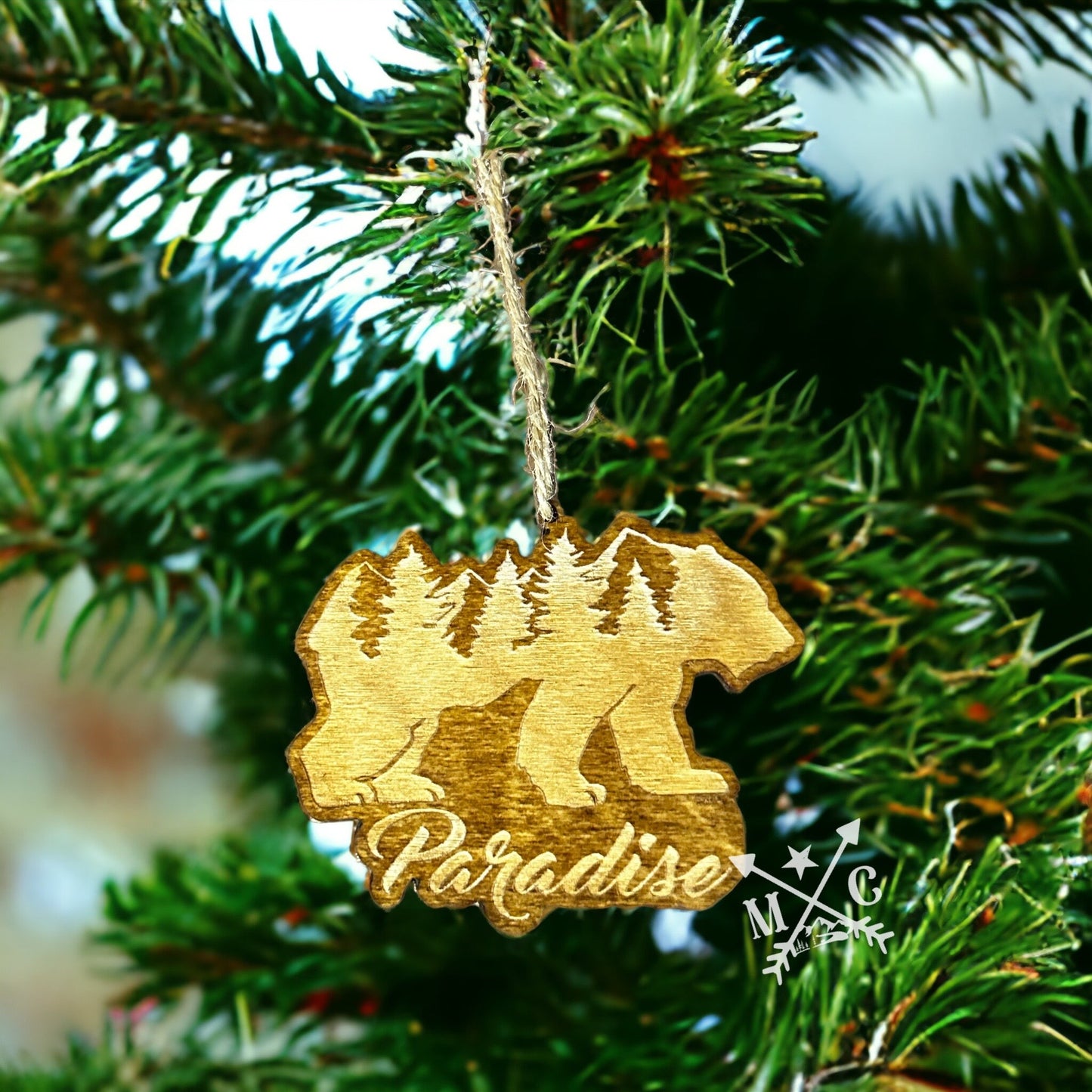 Paradise Bear Ornament