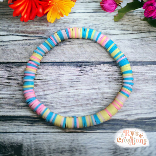 Pink, Yellow & Blue Bracelet